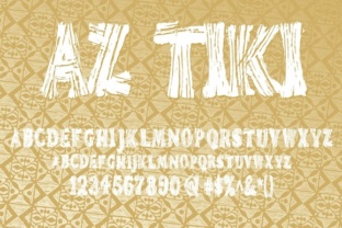 AZ Tiki: A Tropical Typeface with Island Character