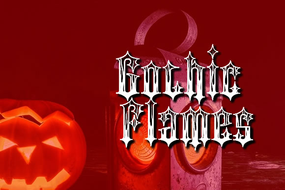Gothic Flames: Uniting Dark Elegance with Fiery Expression in Design and Identity