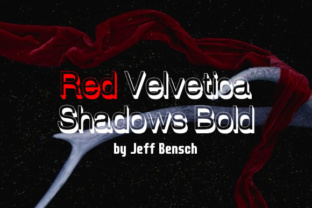 Red Velvetica Shadows Bold: A Distinctive Typeface for Impactful Design